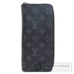 LOUIS VUITTON ルイヴィトン M62295 ジッピーウォレット・ヴェルティカル 長財布（小銭入れあり） モノグラムエクリプス メンズ [中古]