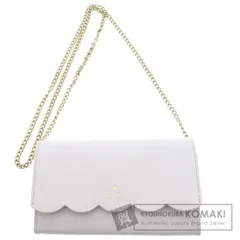 kate spade ケイトスペード チェーンウォレット ロゴモチーフ 長財布（小銭入れあり） レザー レディース [中古]