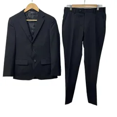 NEW YORKER(ニューヨーカー) シングルスーツ サイズA3 メンズ - 黒 肩パッド