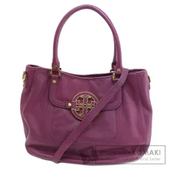 Tory Burch トリーバーチ ロゴ 2WAY  トートバッグ レザー レディース [中古]
