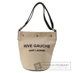 SAINT LAURENT サンローラン バケットバッグ ハンドバッグ キャンバス レディース [中古]