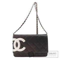 CHANEL シャネル チェーンウォレット カンボンライン シルバー金具 長財布（小銭入れあり） カーフ レディース [中古]