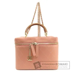 CHANEL シャネル バニティ 2WAY ゴールド金具 ハンドバッグ カーフ レディース [中古]