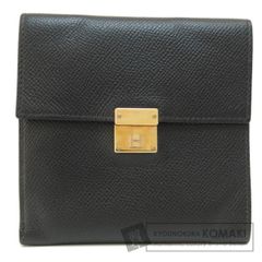 美品】エルメス クリック12 三つ折り財布 ヴォーエプソン エトゥープ C