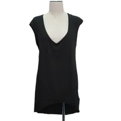 ヘルムートラング HELMUT LANG ノースリーブ ワンピース チュニック Vネック 膝丈 Sサイズ ブラック k32614 0127 のサムネイル