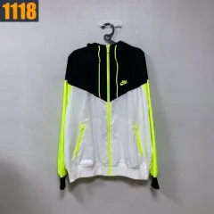 100 NIKE ナイキ 蛍光 バイカラー ウィンドブレーカー ジャケット アウター