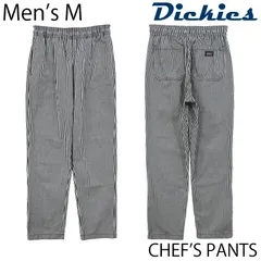【USED／メンズM】DICKIES イージー シェフ パンツ ヒッコリーストライプ