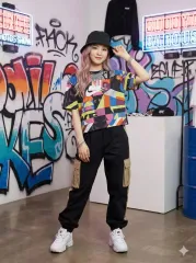 NIKE ナイキ NSW パッチワーク モザイク 半袖 Tシャツ