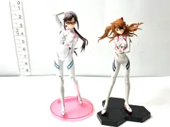 現状品 シン・エヴァンゲリオン劇場版 真希波・マリ・イラストリアス 式波・アスカ・ラングレー フィギュア 1/29