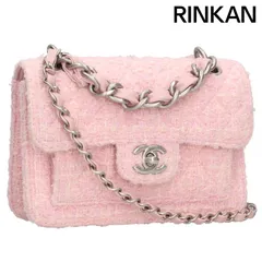 シャネル  ミニマトラッセ ツイードココマークチェーンショルダーバッグ メンズ