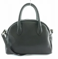 トプカピ TOPKAPI 2WAY ハンドバッグ ショルダーバッグ フェイクレザー 黒 ブラック /BB ■OF ▲H