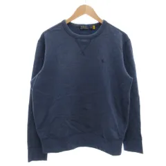 ポロ ラルフローレン POLO RALPH LAUREN トレーナー スウェット 長袖 ポニー刺繍 裏起毛 M 青 ブルー /GV ■GY60