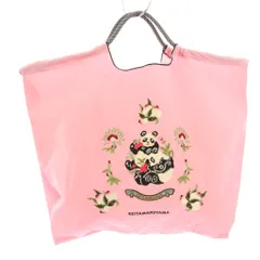 ボールアンドチェーン BALL&CHAIN ケイタマルヤマ KEITA MARUYAMA ハンドバッグ トートバッグ PANDA 刺繍 ピンク /TK