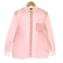 ラルフローレン RALPH LAUREN カジュアルシャツ 長袖 チェック柄 ロゴ 刺繍 女の子 150cm ピンク 白 ホワイト 3344-7862 /KU