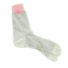 キワンダ Kiwanda Plumage Standard Tabi Socks ソックス 靴下 シアー ラメ 足袋タイプ 22-24.5cm グレー /MI ■OS