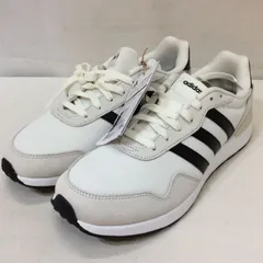 新品☆adidas アディダス スニーカー RUN 60s 4.0 28.5cm ホワイト×ブラック JR6623