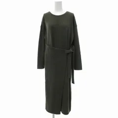 ミューカ MJUKA ワンピース ミモレ ロング ストレッチ F 緑 グリーン /UO ■MA