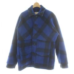 フィルソン FILSON GARMENT マッキノークルーザー バッファローチェック ウール ジャケット 40 青 ブルー アウター 83 /PP ■GY18