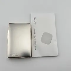 【在庫処分セール】【美品】FANCL ファンケル シルキー エッセンスファンデーションUV ピンクベージュ ＋ パウダーファンデーション用　替パフ 2枚のサムネイル