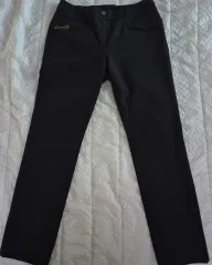 未使用 DESCENTE GOLF(デサントゴルフ) レディース スリム ブラック ズボン M