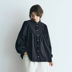Curensology ラッフルレースブラウス ブラック - メルカリ