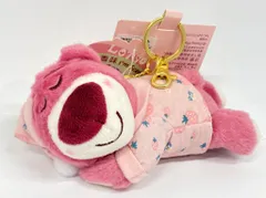 上海ディズニーリゾート Keychain トイストーリー ロッツォ(寝そべり/苺パジャマ) SHDL