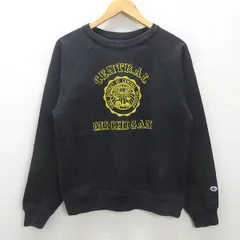K■チャンピオン/champion CENTRAL MICHIGAN スウェットシャツ トレーナー【L】黒/MENS■26【中古】