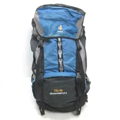 t■ドイター/DEUTERエアコンタクト AIR CONTACT PRO 75+15 ザック/バックパック■BAGリュック/水色/26【中古】のサムネイル