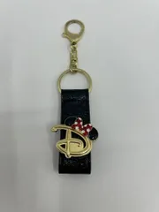 東京ディズニーリゾート Disney ディズニー ミニー Dロゴ カチューシャホルダー キーリング ブラック I-05
