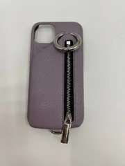 ajew エジュー Zip phone case iPhone 12/12Pro 対応 パープル I-08