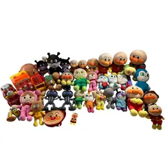 ★ アンパンマン あんぱんまん おもちゃ ぬいぐるみ マスコット ドキンちゃん コキンちゃん ばいきんまん 等 まとめ商品 現状品 4.3kg