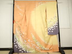 振袖 金駒 紋意匠 桜 ハート 身丈169cm HKT075 - メルカリ