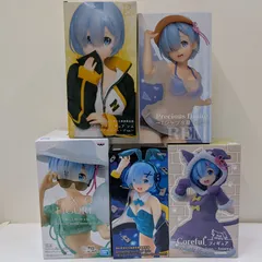Re:ゼロから始める異世界生活　レム　フィギュア　5点　セット