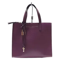 MARC JACOBS(マークジェイコブス) トートバッグ美品  ミニグラインド パープル レザー