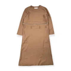 ZUCCa ズッカ ウール ジップデザイン ワンピース M/ブラウン系 レディースのサムネイル