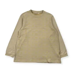 Crocodile クロコダイル 総柄 3D模様 ボーダー 長袖 カットソー トレーナー L/レディース