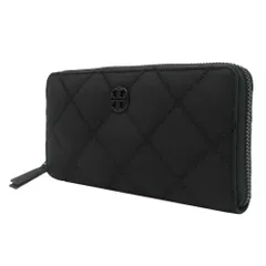 【新品】トリーバーチ 160773 0724 001 (ブラック) 財布 長財布 TORY BURCH WILLA マトラッセ PU キルティング調 ラウンド長財布 アウトレット レディース