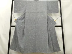 平和屋着物●上質な小紋　大小あられ　黒地　正絹　逸品　CABD8899gh 平和屋着物□上質な小紋 吉祥文 正絹 逸品 CABF5790oyの通販 by 平和屋