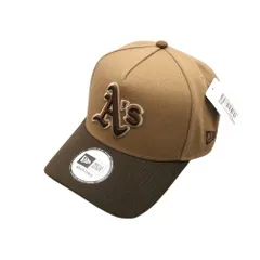 【新品】NEWERA ニューエラ FREE ユニセックス 帽子 キャップ Oakland Athletics - 9FORTY AF OAKATH ICED LATTE KHA WAL ベージュ 茶 新品 古着