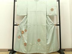 平和屋着物＊夏物 小紋 絽 間道 洗える着物 AAAW3207st - メルカリ