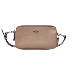 COACH(コーチ) ショルダーバッグ キラ クロスボディ 88484 ベージュ ストラップ着脱可/ミニバッグ レザー