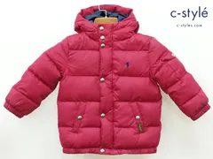 P151 [人気] POLO RALPH LAUREN ポロラルフローレン ダウンジャケット 3/3T レッド キッズ 男の子 女の子 | ★