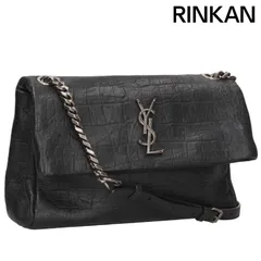 サンローランパリ  620663 モノグラムクロコ型押しチェーンショルダーバッグ レディース
