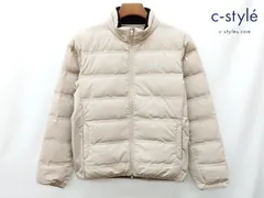 P546 [秋冬][未使用品] New Balance golf ニューバランスゴルフ ライトダウンジャケット 2 ベージュ系 レディース | ★