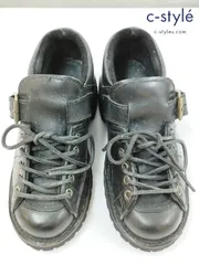 I906 [人気] POLO SPORT RALPH LAUREN ポロスポーツラルフローレン シューズ 6 ブラック RLJ-1008 W1002091-001 レディース | T★