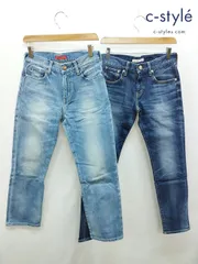 P244 [セット] RED CARD レッドカード デニムパンツ 23 インディゴ 綿100% 日本製 レディース | ★