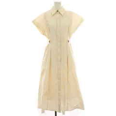 N.Natural Beauty Basic N.ナチュラルビューティーベーシック タグ付き シャツワンピース マキシ ロング 半袖 M ベージュ /HN