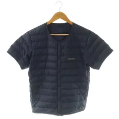 モンベル Montbell 1101507 スペリオダウン ラウンドネックT ダウンジャケット 半袖 ナイロン M 紺 /NR