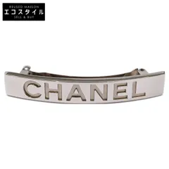 CHANEL シャネル 98A エンボスロゴ バレッタ