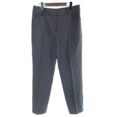 プラステ PLST 24SS PLUS STYLE リネンブレンドスティックパンツ 麻 リネン混 XXL グレー 無地 アンクル丈 /AB ■OS